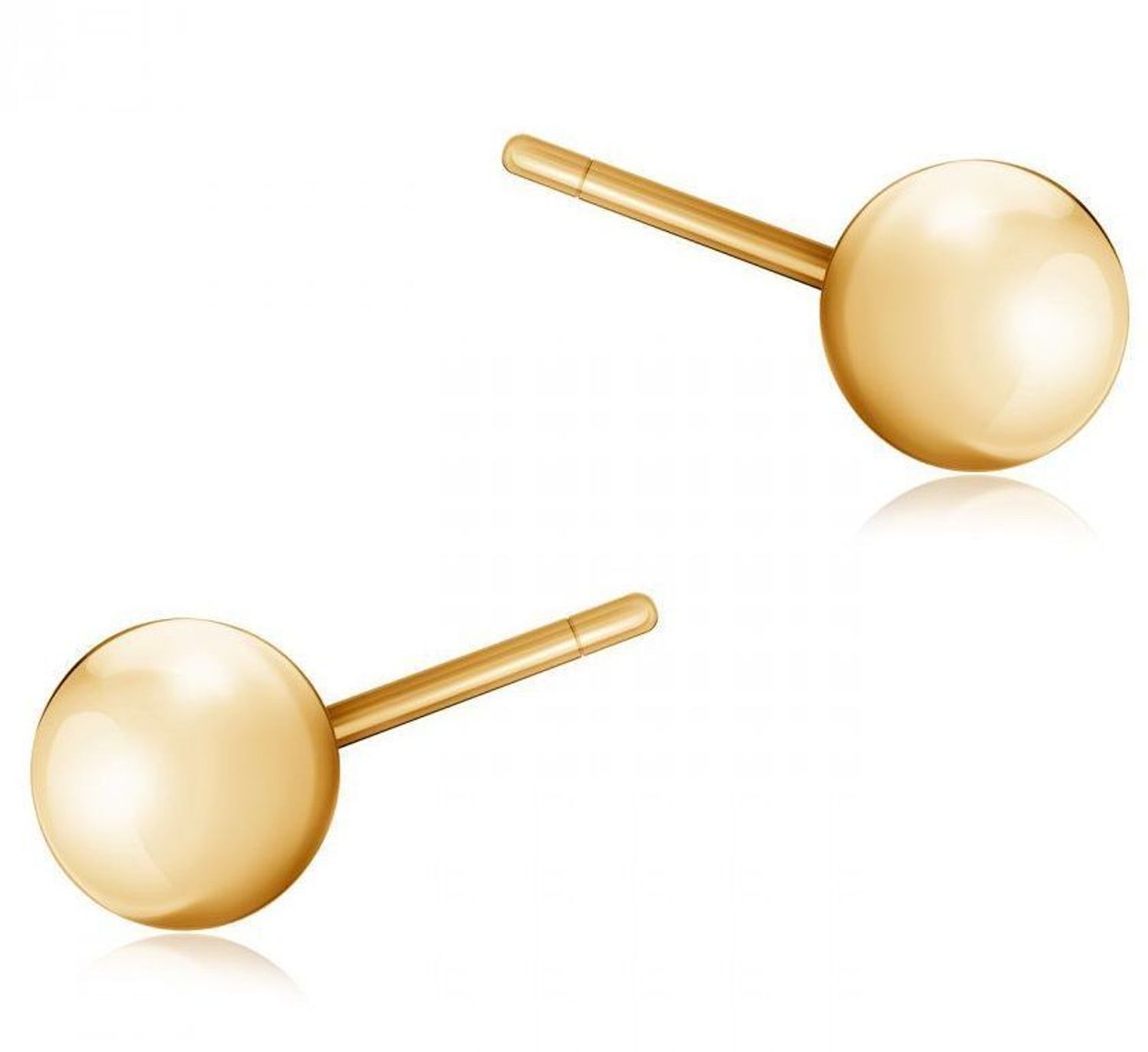 Złote kolczyki kuleczki 6 mm 333 próba. Złote kolczyki wykonane z najwyższej jakości złota. Kolczyki Apart. Kuleczki złote.  Kolczyki z wygodnym i bezpiecznym zapięciem na sztyft. Prezent dla mamy..jpg